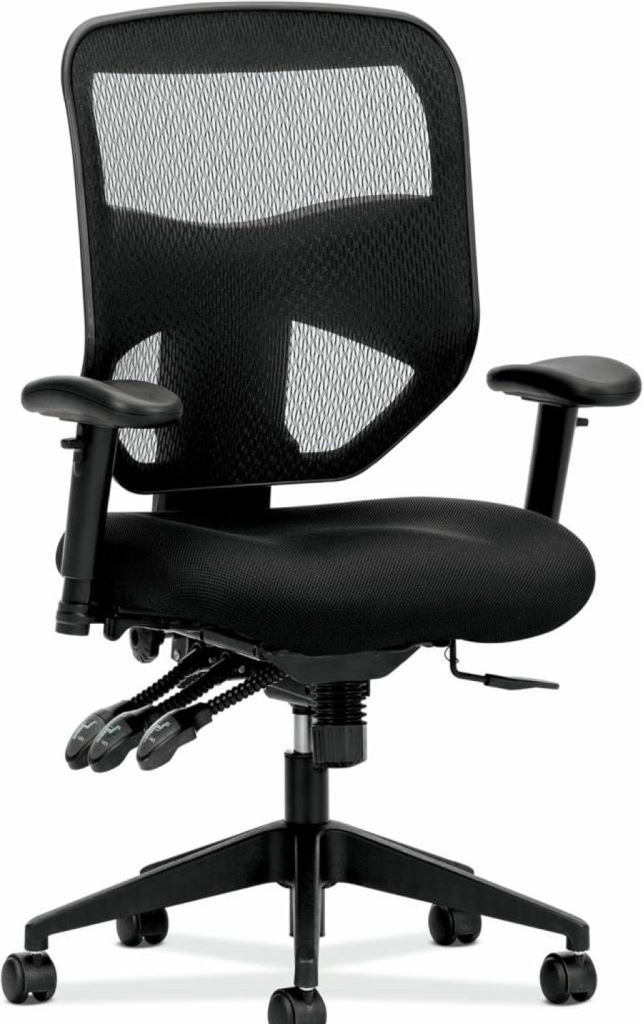 HON Prominent Ergonomic Office Chair with Adjustable Height, High Back Support, and Foot Rest for Comfortable Seating